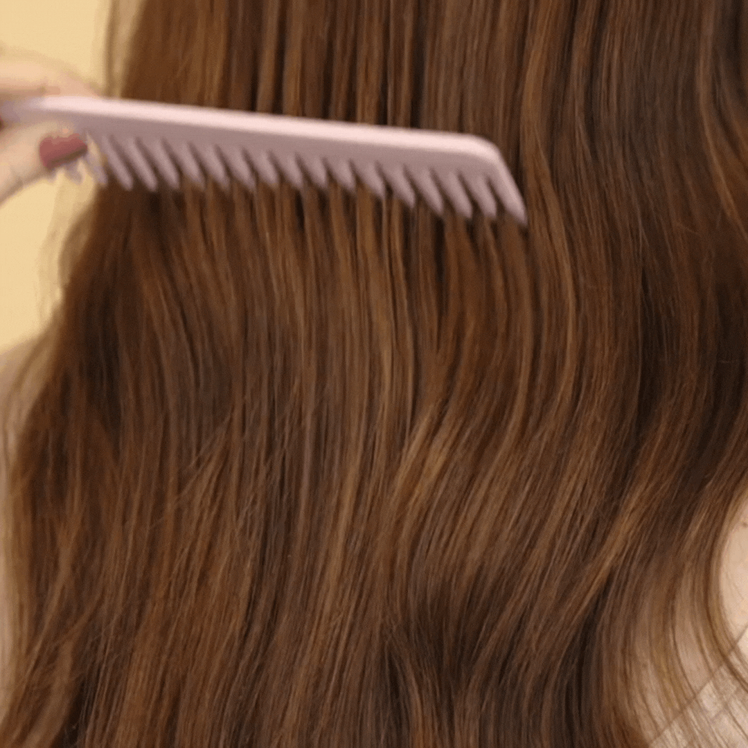 Combing hair