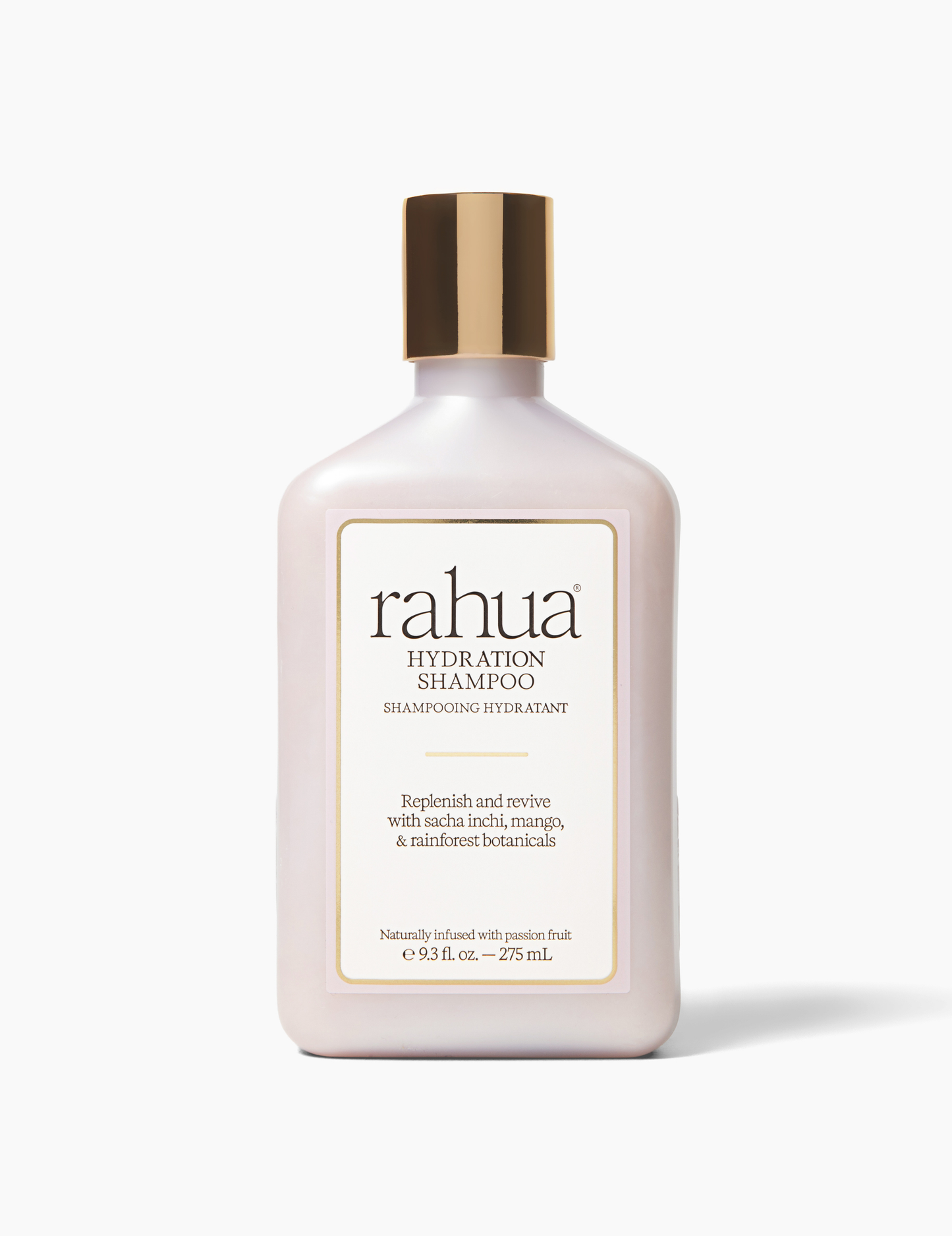 Bottle of rahua hydration shampoo on a white background|variant:93-oz