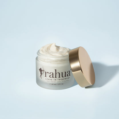 Rahua Leave In Treatment Showing Cream with Open Lid